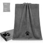 Microfiber Dry Pet Grooming Towel 2-PIECE Super Absorbent 50X100CM
