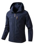 Men's Windproof Hooded Jackets Outdoor Sports Jacket For Spring Autumn
