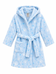 Unisex Hoody Gown In Blue - Blue 7 To 8