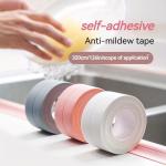 Self-adhesive Caulk Strip - Waterproof Sealing Tape For Kitchen Bathroom & More - Protects Countertops Sinks Bathtubs Showers &