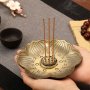 Plum Blossom Metal Incense Burner - Elegant Flower-Shaped Holder For Spa Yoga & Meditation - Perfect Home Decor Gift
