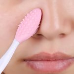 Dual-sided Silicone Nose & Face Scrubber - Face Exfoliator