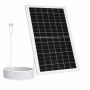 13W Glass Solar Panel Charger For Compatible 5V Security Cameras