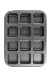 Brownie Square Cupcake Pan Mould 12 Cup 35CM X 26CM