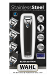 Wahl Stainless Steel Li - Matt Black - 1081-0461