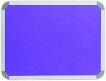 Info Board Aluminium Frame - 1200 900MM - Purple
