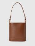 Odette Oval Hardware Bucket Bag - 0 Tan