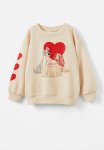 Cotton On License Dusty Fleece Crew Neck - Lcn Dis Lady &the Tramp buttercream