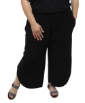 Ladies Plain Bon Bon Capri - 60 Black