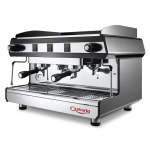 Tanya Commercial Espresso Machine - 2 Group Aep + Gas Black Inox