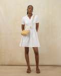 Golfer Combo Dress - XL Optic White