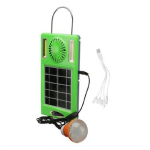 FA-GB007 Solar Powered Emergency Light Bulb With MINI Fan