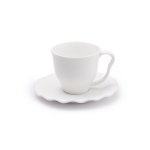 Maison Blanche 2 Piece Cup & Saucer Set White