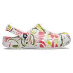 Baya Seasonal Printed Clog - Floral white M9W11