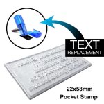 Shiny Stamp Text Replacement For S-724