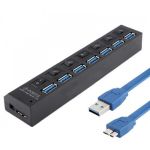 Tuff-luv 7 Port USB 3.0 Hub – Black