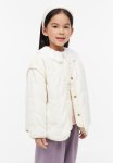 Quilted Coat - White