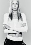 Cropped Long-sleeved Top - Cream