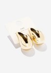 Mid Charm Earring - Gold Plated Droplet Stud