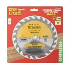 Tork Craft Saw Blade Tct 180X24T 20 16MM Contractor Wood