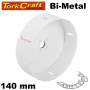 140MM BIM42 Bi Metal Hole Saw