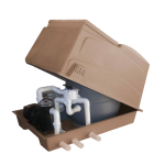 Pool Pump And Filter Combi Box 0.45KW 1BAG With Electrical Db Brown