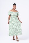 Midi Dress - XXL Green