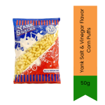 Salt & Vinegar Corn Puffs 50G Tangy Crunchy Snack Light Corn Puff Chips Ready-to-eat Snack South Africa India Bazaar - 50G