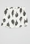 Viscose Printed Shorts - White