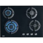 Defy Gas Hob Black Glass DHG701