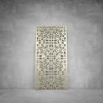 Wall Art D118 - 2000 X 1000 X 20 Indoor Matt Gold No