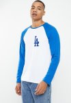 La Dodgers Men's Club Long Sleeve T-Shirt - Blue & White