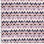 Visse Crepe Stretch Zig Zag Pink 19267-012