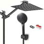 Topikahome - Rain Shower Head With Handheld Spray Shower Heads Combo