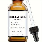 Collagen Serum For Face With Retinol & Panthenol Cooperate Well With Hyaluronic Acid & Vitamin C Increase Skin Elasticity And Hy