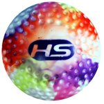 Rainbow Match Dimple Hockey Ball