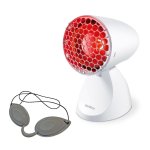 Infrared Lamp 100W Heat Therapy Muscle & Joint Pain Relief Adjustable Angle Sil 06