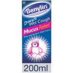 Benylin Childrens Wet Cough Syrup Mucus Relief Ages 2-12 Years 200ML