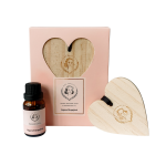 ANKER - Sugared Grapefruit Wooden Heart Aroma Tag With Essential Oil