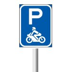 Motor Cycle Parking Road Sign R307-P