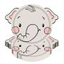 Jungle Animal Theme Paper Plate Disposable Plate Cutlery Set Elephant