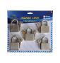 Aware - Security Padlock Set - Individual Keys With Master Key 50MM X 5 Pcs