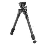 Equalizer 2QS C Carbon Fiber Pivoting Bipod With Picatinny Rail HEIGHT:25-35.5CM