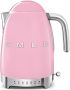 Smeg 1 7L Pink Retro Electric Kettle KLF03PKEU
