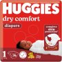 Huggies Dry Comfort Value Pack Size 1 76S