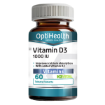 OptiHealth Vitamin D3 1000IU Tablets 60S