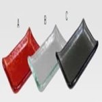 Canap Tray Rectangular - Clear 8 X 6CM 6