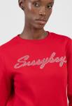 Sissy Boy Womens Logo Sweatshirt With Cursive In Red - Red XL