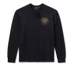 Men’s Willie G Dark Custom Thermal Henley