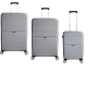 Tosca Globus Rogue 3 Piece Travel Luggage Trolley Set White